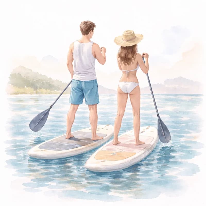 Passeio de Stand Up Paddle