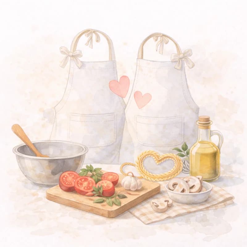 Aula de Culinária para o Casal