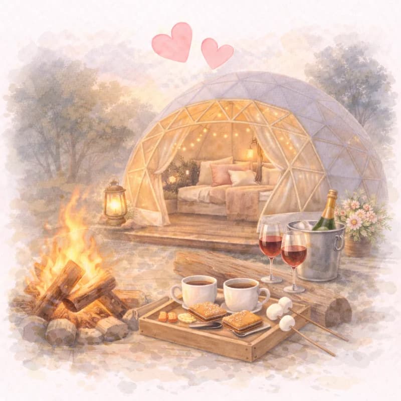 Experiência de Glamping