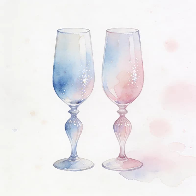 Jogo de Taças Decorativas